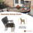 6 - Person Patio Dining Set with Rectangular Table , Cushions Included-84938673