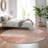 Premium Machine Washable Prisco Salmon Rug-650887040