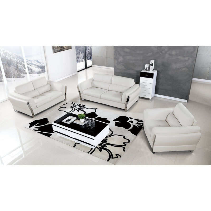 Henke 71'' Faux Leather Loveseat