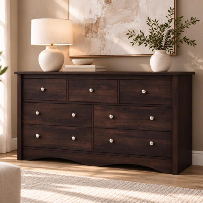 Commode de chambre à coucher avec 8 tiroirs Conanso, tour de rangement avec bacs en tissu, noir
