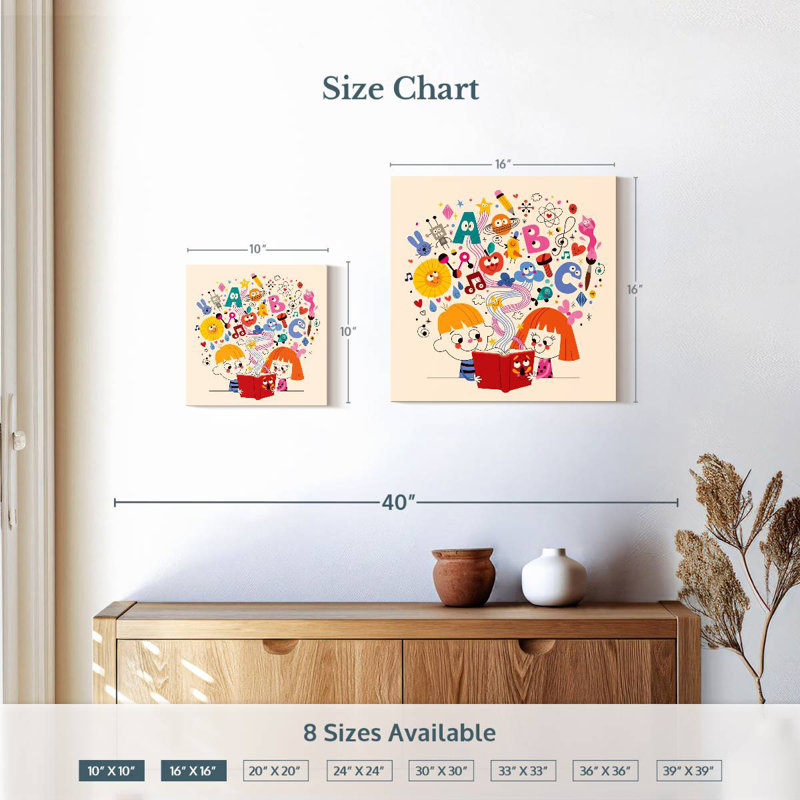 Ashelle Creative Reading, 10" H x 10" W