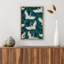 «Goose Illusion Tropical Green Modern Decor», impression sur toile encadrée-109881887-109881888
