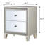 Table de chevet 2 tiroirs