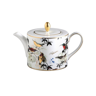GARDEN'S BIRDS China Teapot Set