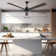 Bairoil 5-Blade Classics Reversible Ceiling Fan with Remote Control Without Lights