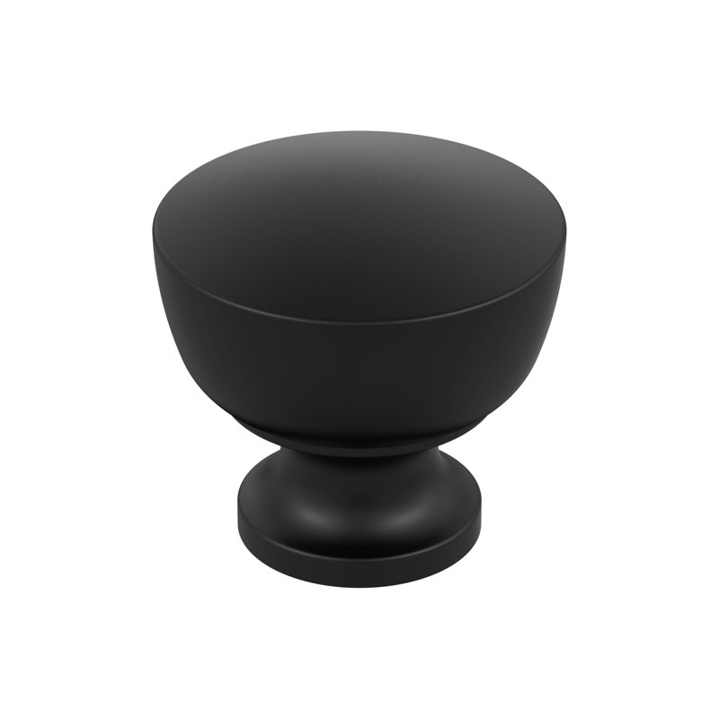 Paquet de 10 poignées d'armoire calice de 1-1 / 4 po (32 mm), Noir mat, 10