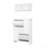 Multi-Functional Tipping Bucket Shoe Cabinet With Wall Cabinet, Space-Saving Design Foyer Cabinet With 2 Flip Drawers, Versatile Side Cabinet For Hallway-1038630221