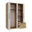 Mijah 3 Door Manufactured Wood Wardrobe-1788868973