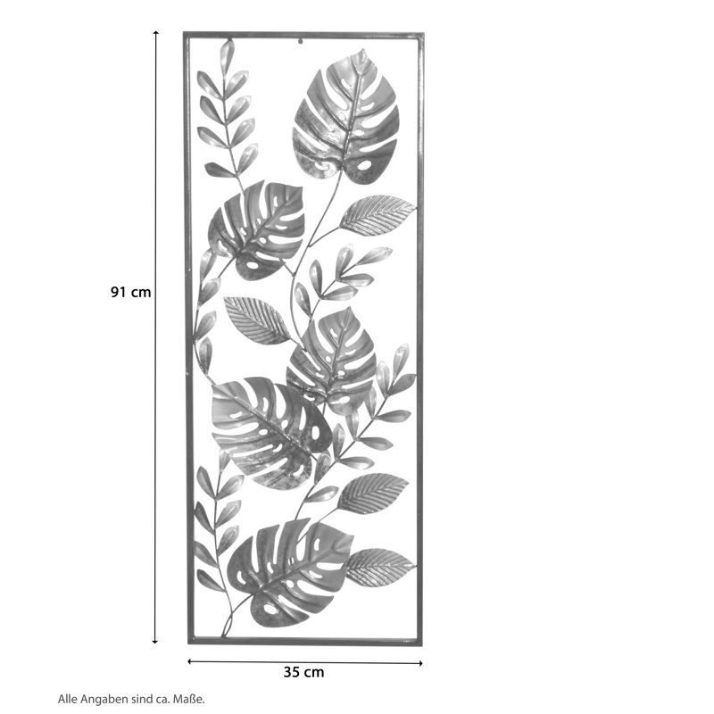 Plants & Flowers Wall Decor on Metal