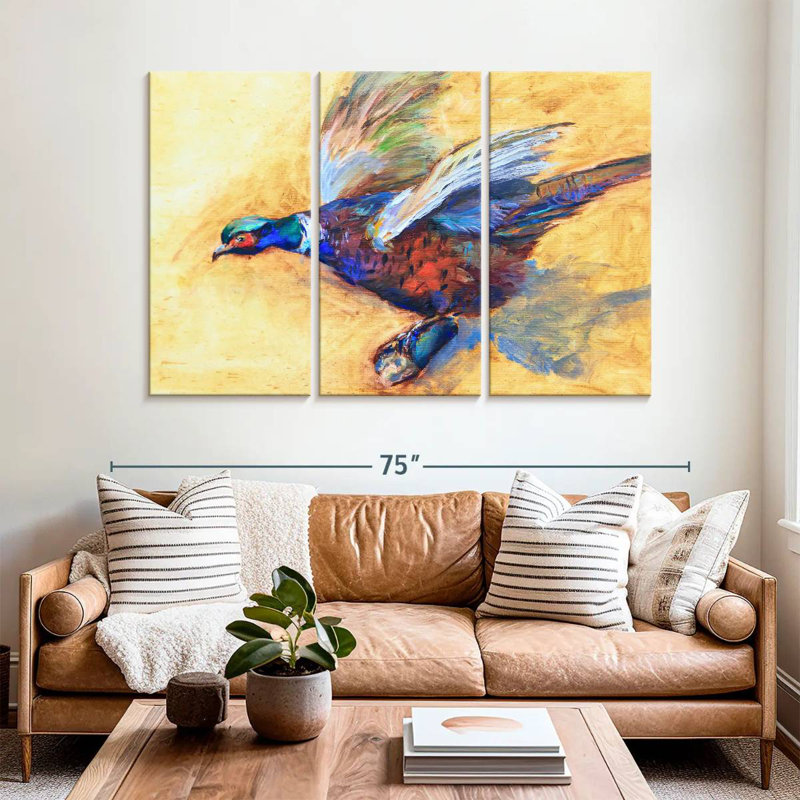 Brampt Pheasant, 42" H x 65" W
