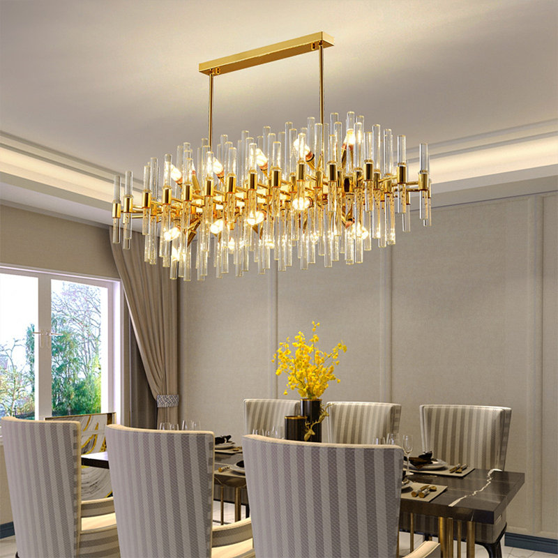 Mcguire Crystal Chandelier, 22, 40cm H x 100cm W x 43cm D