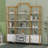 78 Inch 4 Tiers Home Office Bookcase Bookshelf, Storage Cabinet Display Shelf, X Bar