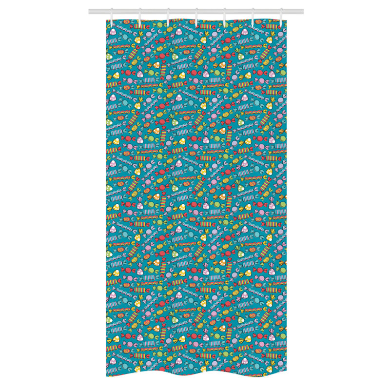 Domineque Shower Curtain with Hooks Included, 72" H x 36" W