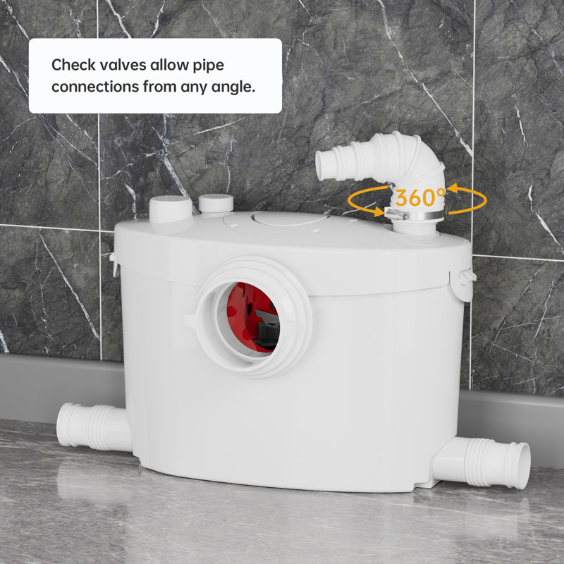 SUPERFLO 600W Macerator Sewerage Sump Pump With 4 Water Inlets For ...