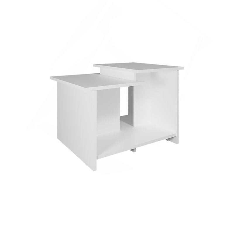 Table basse Sedalia, salon, blanc, Blanc