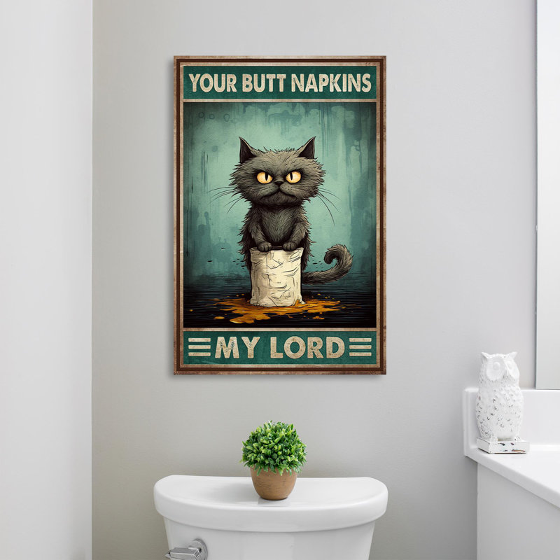 Naughty Cat - Your Your Napkins, H 20 po x l 16 po x P 2 po