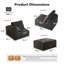 Canapé modulaire en forme de U de 8 pièces de l 192,51 po, canapé modulaire Cloud, siège en velours côtelé profond sans os avec repose-pieds, aucun assemblage nécessaire-287667109-291145218