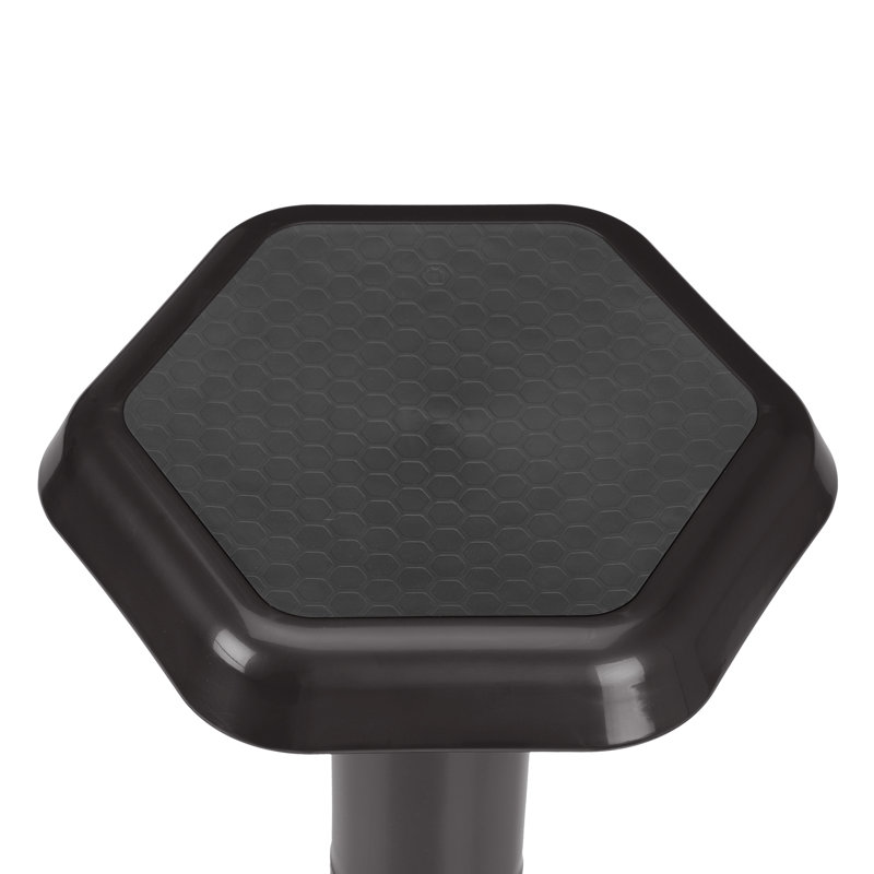 Tabouret d'apprentissage en plastique sans dossier, Noir, 15 po