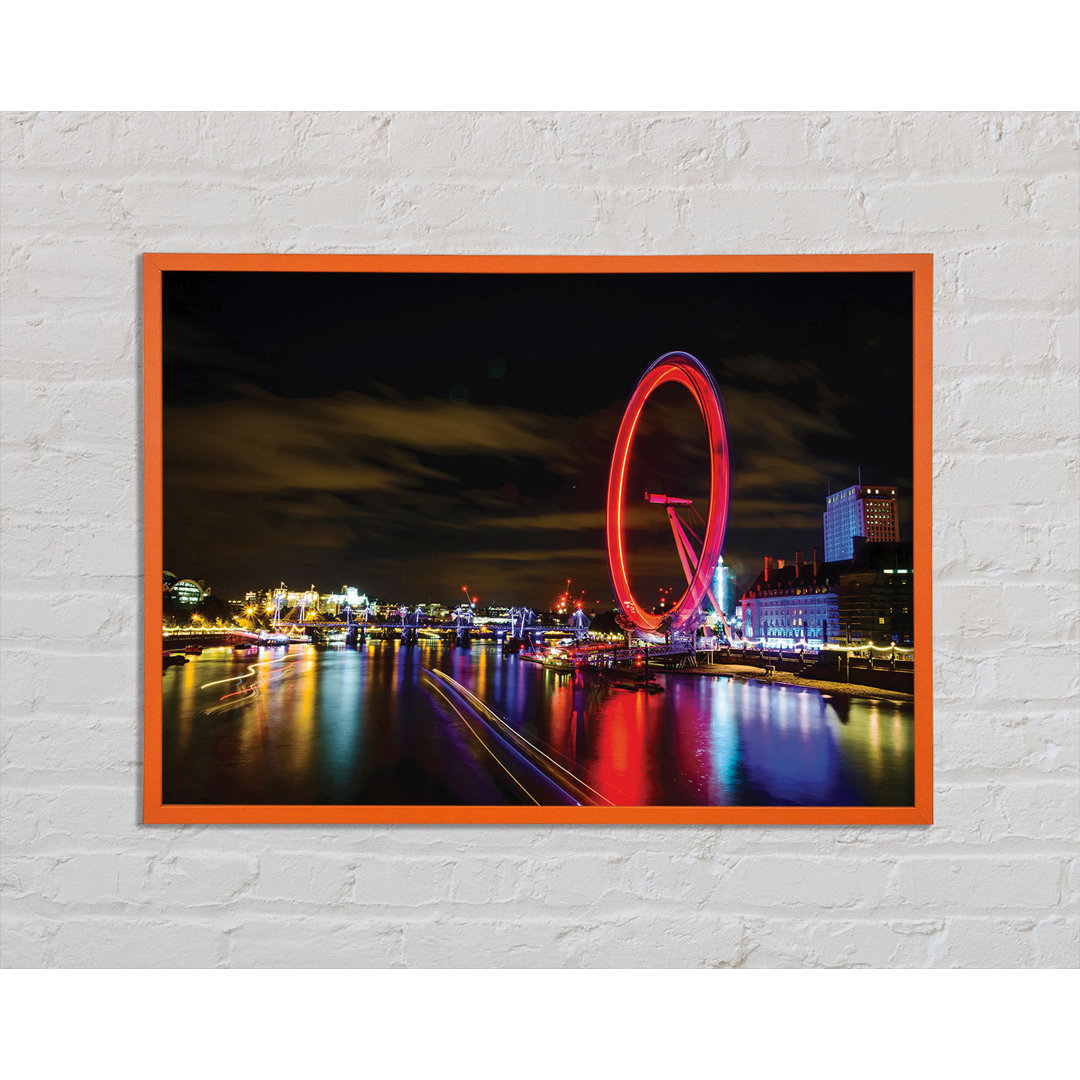 Andia Das London Eye Nacht - Druck