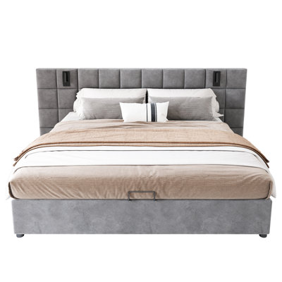 Upholstered Ottoman Storage Bed