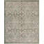 Oriental Area Rug in Dark Blue/Ivory