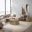 Irregular Pentagon Nesting Coffee Table Set, Geometric Coffee Table Set, Side Table Set-1078460336