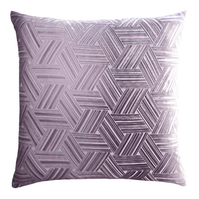 Entwined Square Velvet Pillow Cover & Insert