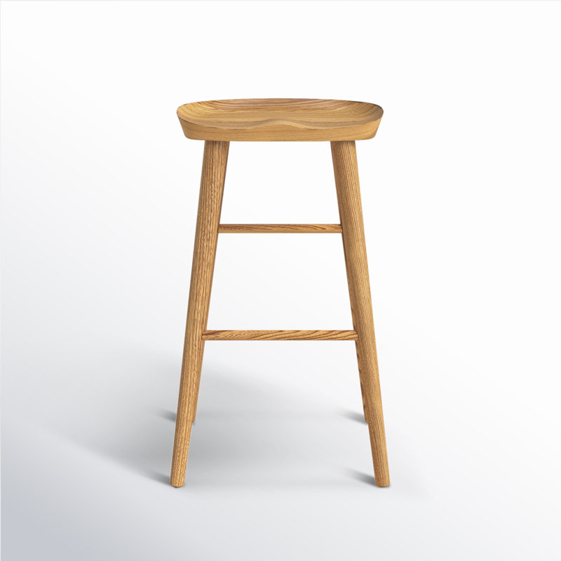 Tabouret de bar et de comptoir Anzie, Tabouret de bar (siège d'une hauteur de 29,3 po), Naturel