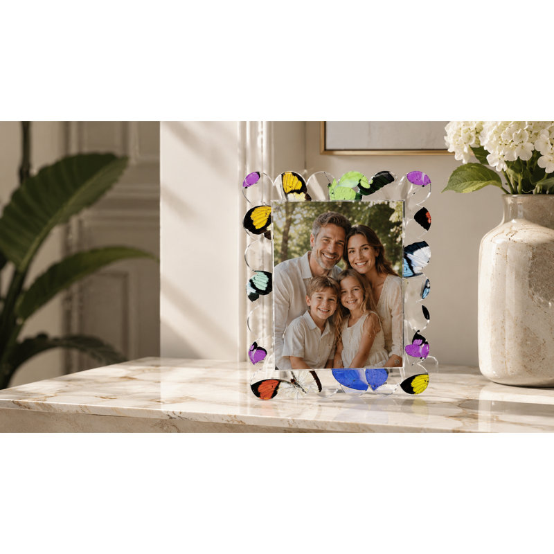 Acrylic Rectangle Picture Frame, 7" x 9"