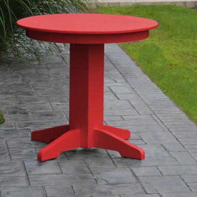 Nettie Round Outdoor Dining Table , 33'' in. W 33'' in. D