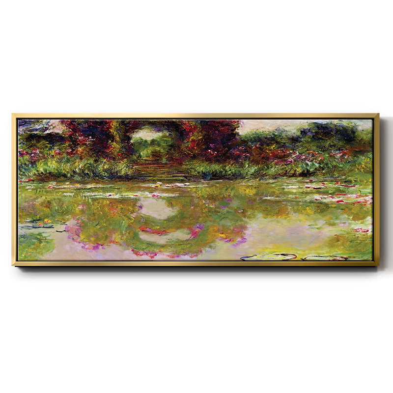 Rose Arches at Giverny, 1913 - toile encadrée, H 24 po x l 60 po