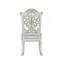 Ensemble de chaises d'appoint au fini perle antique exquis pour espaces élégants