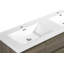 Meuble-lavabo flottant de 60 po avec lavabo, meuble-lavabo mural moderne avec lavabo double en résine et tiroirs à fermeture en douceur-1390735777