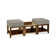 Elements Upholstered Cube Ottoman