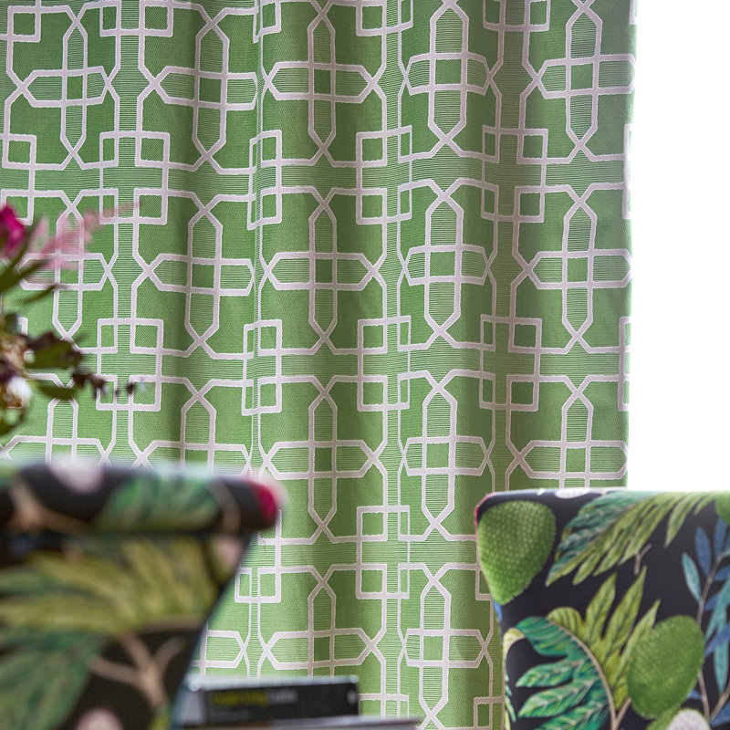 Hampton Weave Fabric, Botanical Green