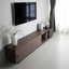 Meuble télé en bois massif de style Wabi-sabi-128477601
