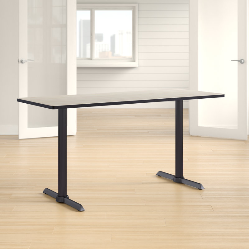 Nidal Cain Steel T-Base Training Seminar Table, Gray Nebula, 29" H x 60" L x 24" W