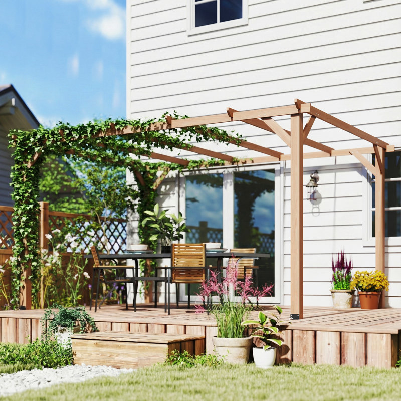 Pergola, 205cm H x 400cm W x 300cm D