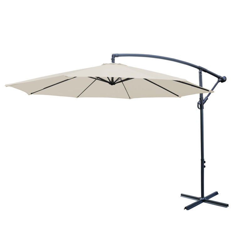 Ramey 3m Cream Cantilever Banana Parasol