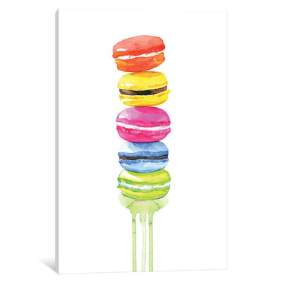 Macarons by Rongrong DeVoe - Wrapped Canvas Print