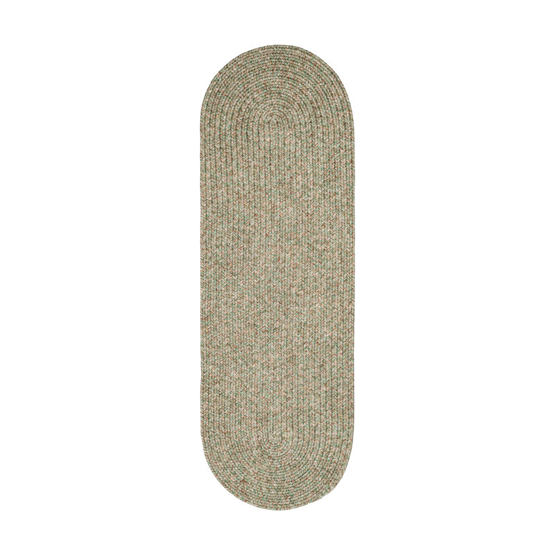 Seline Synthetic Geometric Indoor / Outdoor Rug, Oval 2' x 4'