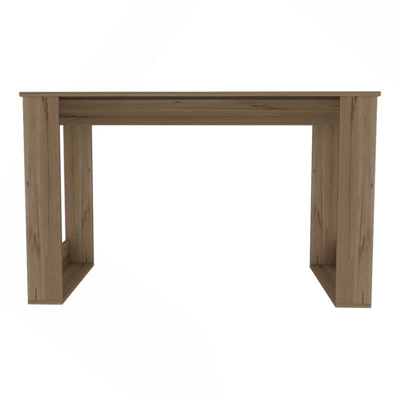 Bureau 120, quatre pieds - chêne clair