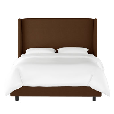 Tilly Upholstered Wingback Bed