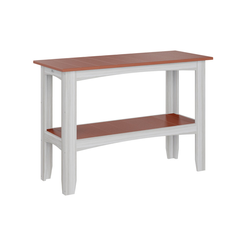 Outdoor Bar Table, Seashell, Mango Orange