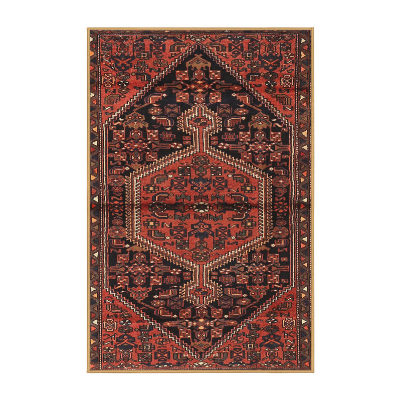 Tapis rouge à motif sud-ouest, Rectangle 6 pi x 9 pi