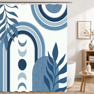 Shower Curtain with Hooks Included