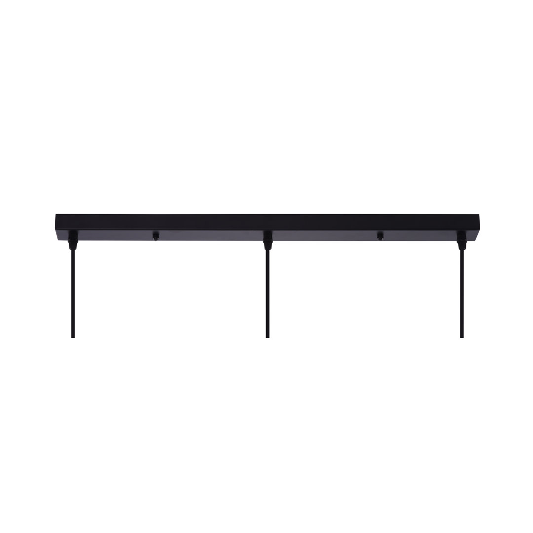 Carron 3 - Light Black Kitchen Island Pendant