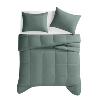 Truly Soft Solid Recycled Sustainable Comforter Set