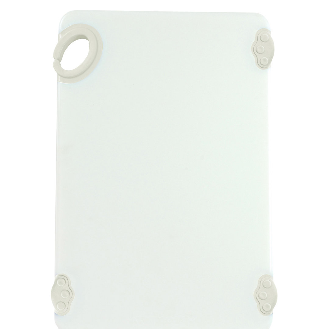 Winco Non-Slip Cutting Board With Hook, 12" X 18", Brown Winco