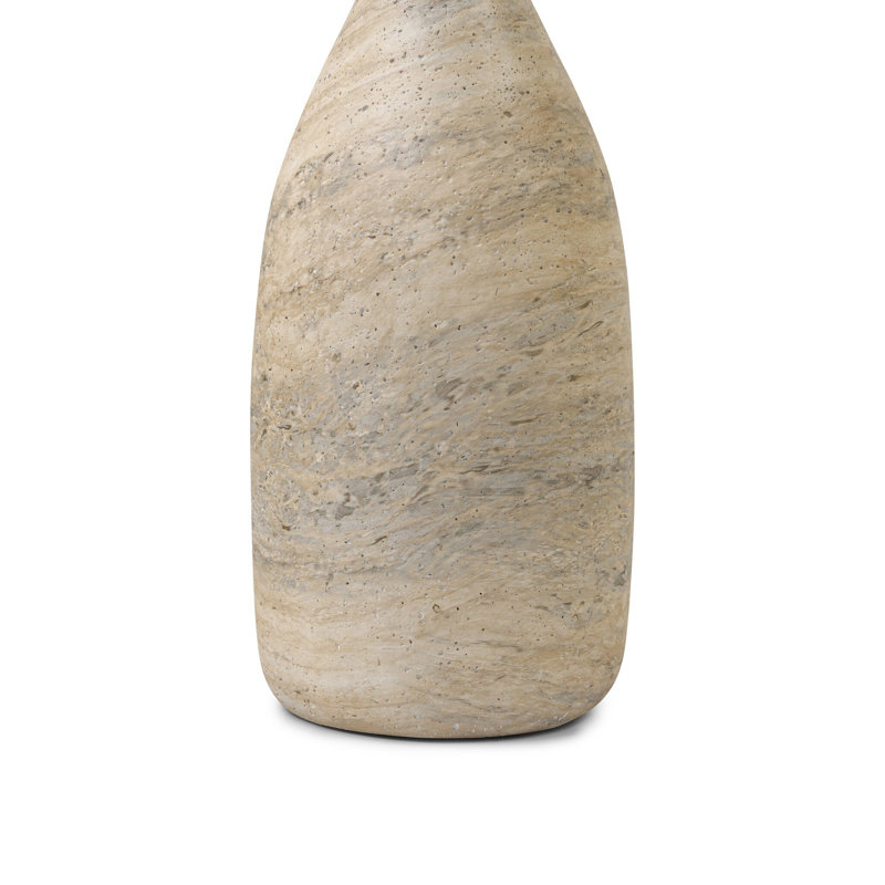 Cora End Table, Textured Sandy Gray